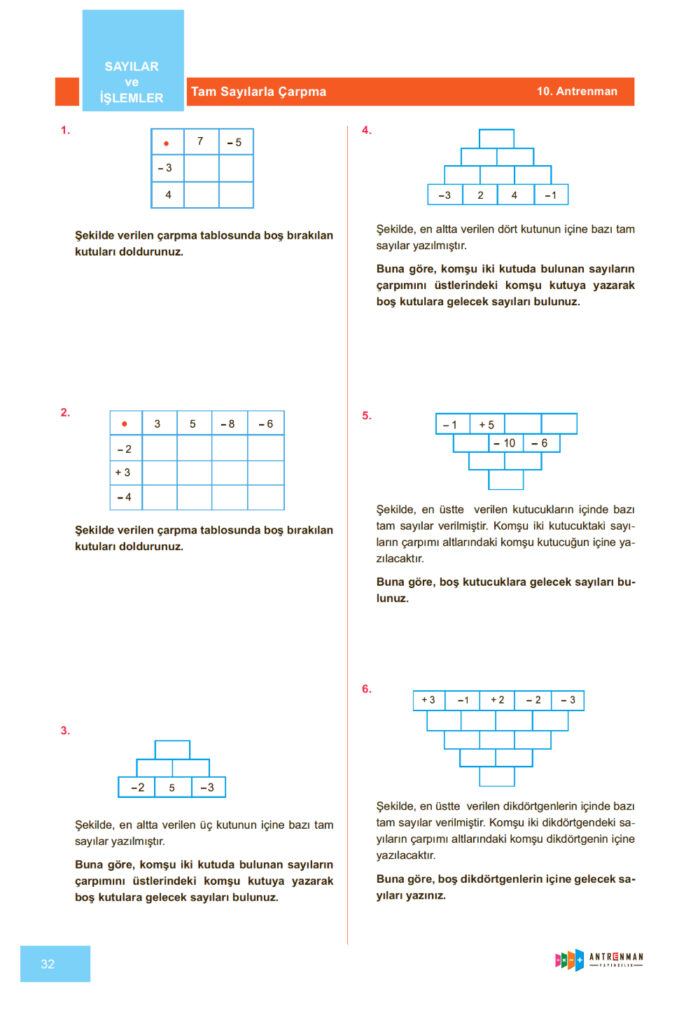7. Sınıf Antrenmanlarla Matematik - Image 6