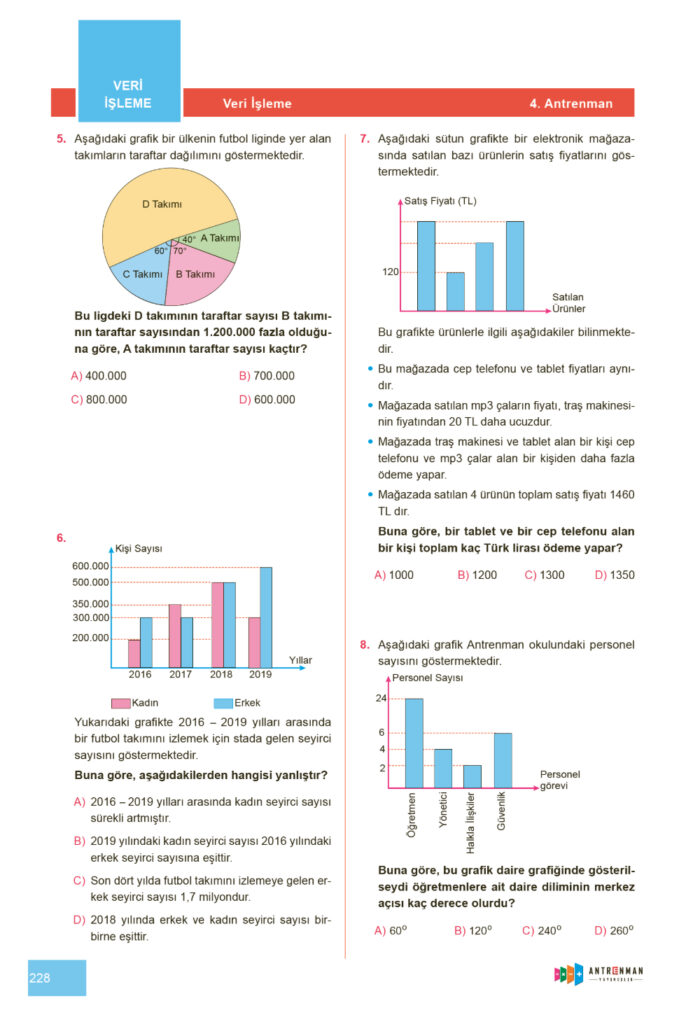 8. Sınıf Antrenmanlarla Matematik - Image 8