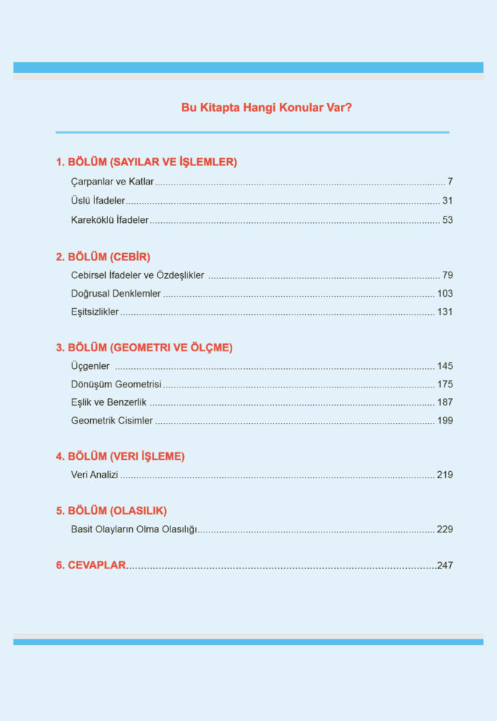 8. Sınıf Antrenmanlarla Matematik - Image 3