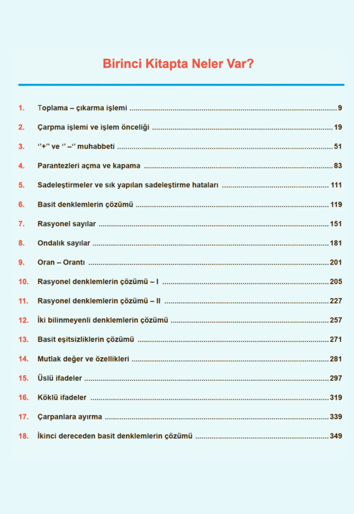 Antrenmanlarla Matematik-1 - Image 3